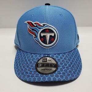 Tennessee Titans Light Blue Official New Era 9FIFTY Snapback Hat